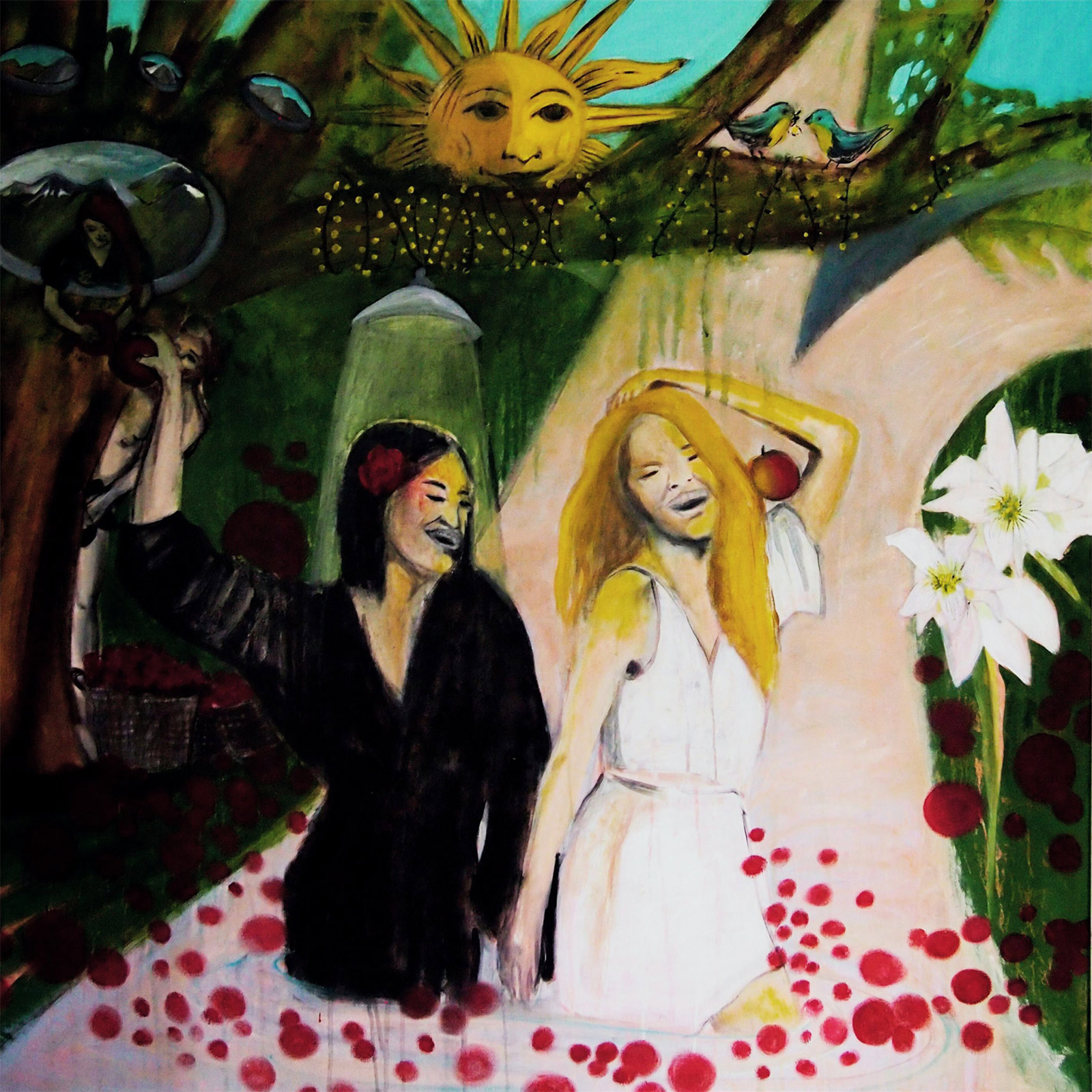 Eva und Lilith im Garten Eden